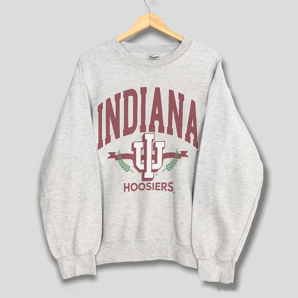 Vintage 90s Indiana Hoosiers Crewneck Sweatshirt,  Indiana University Shirt Tee